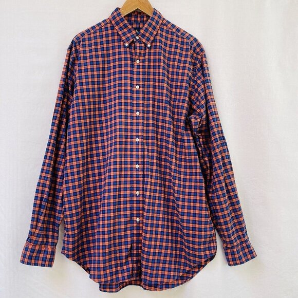 Lauren Ralph Lauren Other - Ralph Lauren Check Button Down Shirt Mens Large Tall Church Wedding Dress Shirt